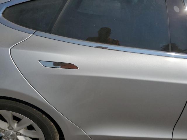 5YJSA1E27HF185120 - 2017 TESLA MODEL S SILVER photo 10