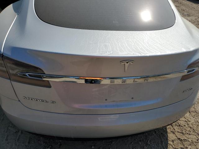 5YJSA1E27HF185120 - 2017 TESLA MODEL S SILVER photo 11