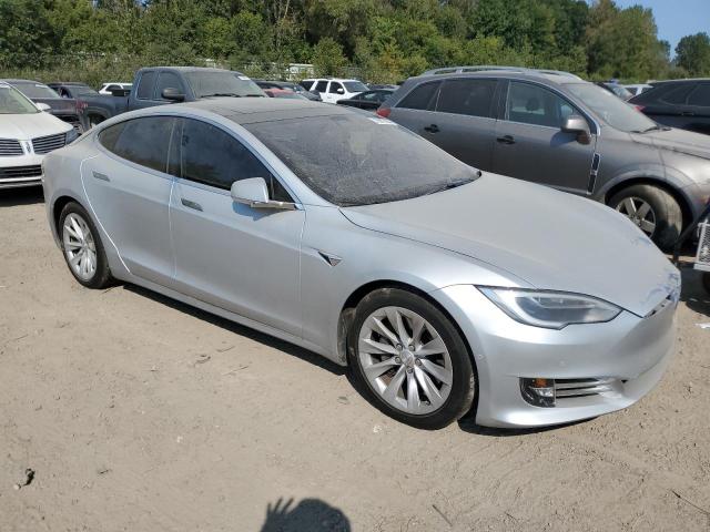 5YJSA1E27HF185120 - 2017 TESLA MODEL S SILVER photo 4