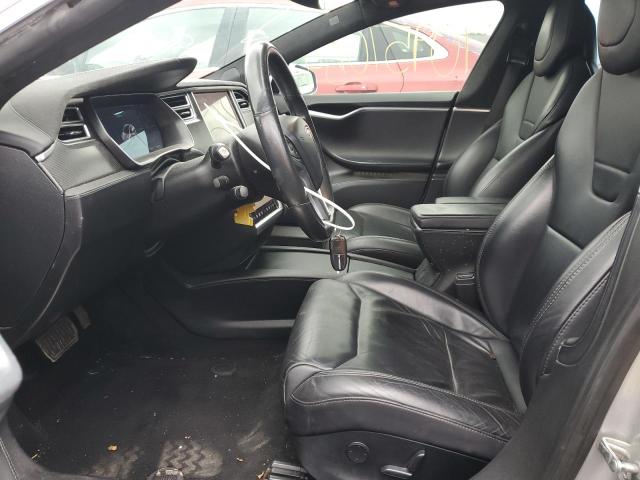 5YJSA1E27HF185120 - 2017 TESLA MODEL S SILVER photo 7