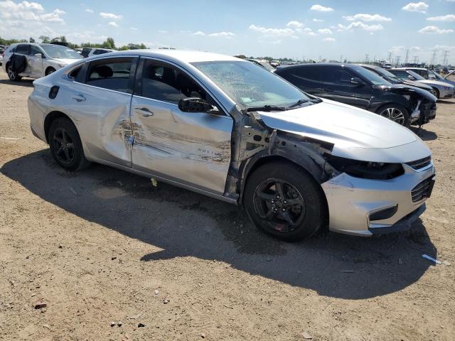 1G1ZB5ST1JF269847 - 2018 CHEVROLET MALIBU LS ვერცხლისფერი ფოტო 4