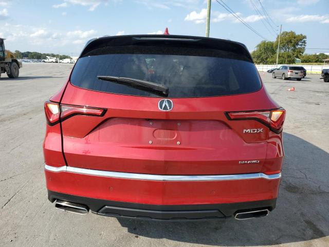 5J8YE1H80PL011692 - 2023 ACURA MDX ADVANCE RED photo 6