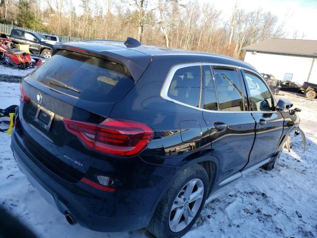 5UXTY5C00M9E96418 - 2021 BMW X3 XDRIVE30I BLACK photo 3