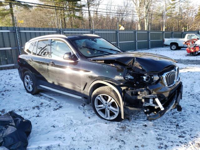 5UXTY5C00M9E96418 - 2021 BMW X3 XDRIVE30I BLACK photo 4