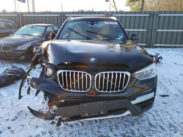 5UXTY5C00M9E96418 - 2021 BMW X3 XDRIVE30I BLACK photo 5