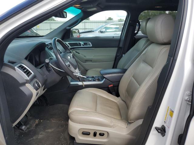 1FM5K8D89FGA60126 - 2015 FORD EXPLORER XLT WHITE photo 7