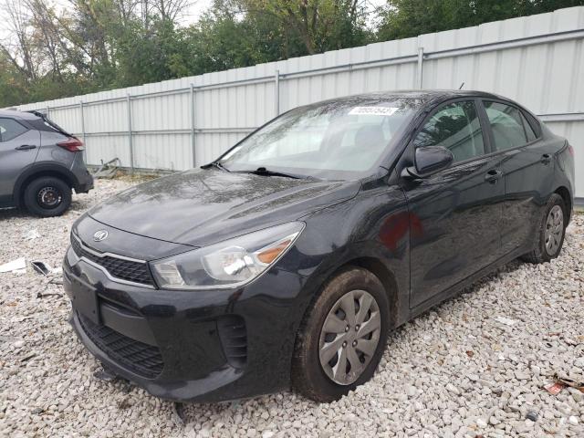 3KPA24AB4KE211489 - 2019 KIA RIO S BLACK photo 1