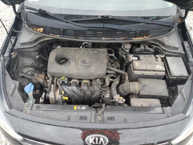 3KPA24AB4KE211489 - 2019 KIA RIO S BLACK photo 11