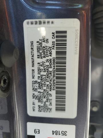 5Y2SP678X9Z443980 - 2009 PONTIAC VIBE BLUE photo 13