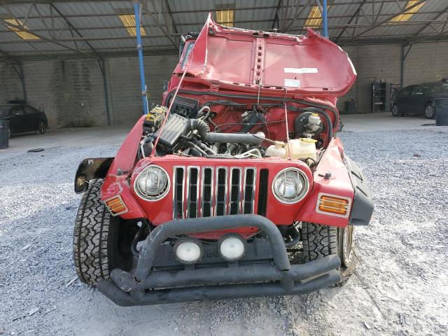 1J4FA29SX6P746764 - 2006 JEEP WRANGLER / SE RED photo 5