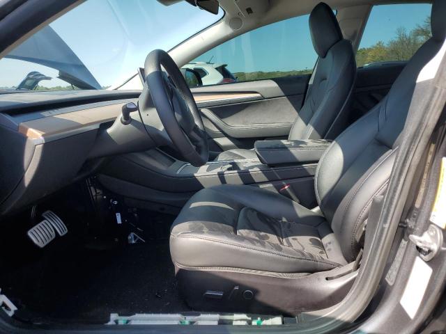 5YJ3E1EC8NF170915 - 2022 TESLA MODEL 3 Сұр фото 7