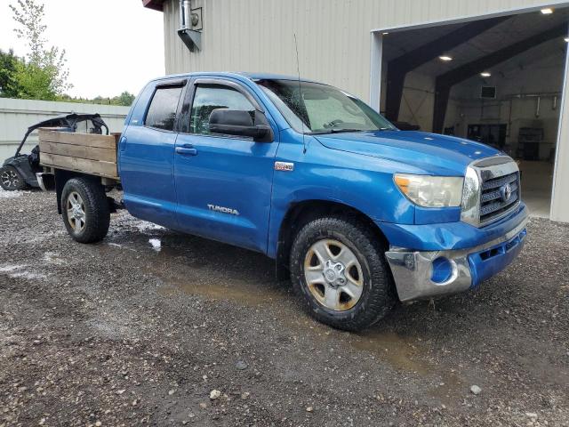 5TBBV54127S451568 - 2007 TOYOTA TUNDRA DOUBLE CAB SR5 BLUE photo 4