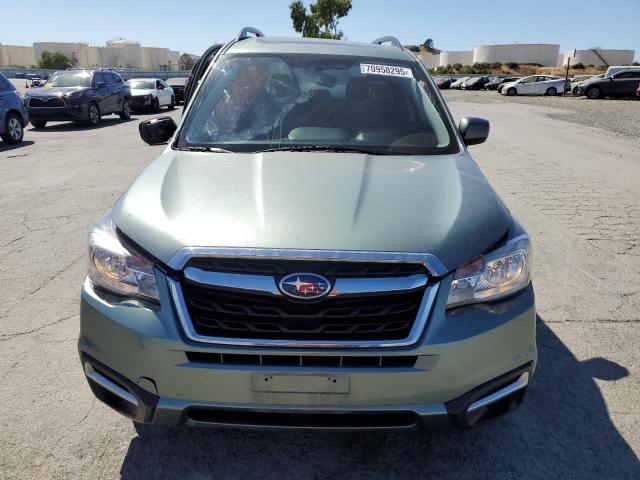 JF2SJAEC1JH590180 - 2018 SUBARU FORESTER 2.5I PREMIUM Yaşıl foto 5