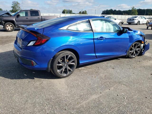 2HGFC4B86KH303179 - 2019 HONDA CIVIC SPORT BLUE photo 3