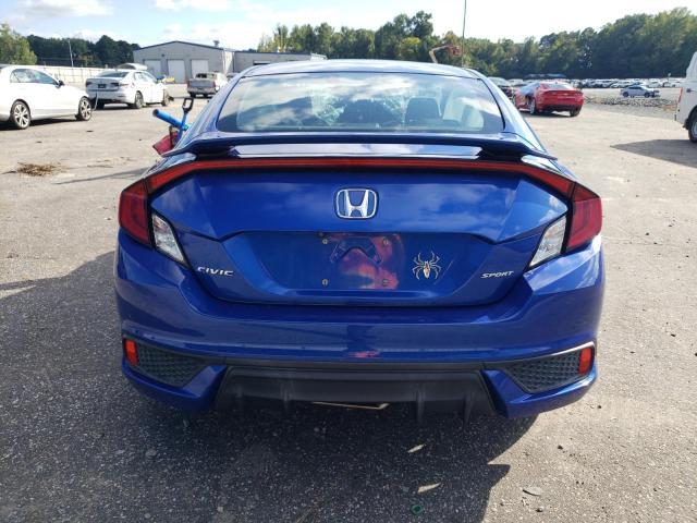 2HGFC4B86KH303179 - 2019 HONDA CIVIC SPORT BLUE photo 6