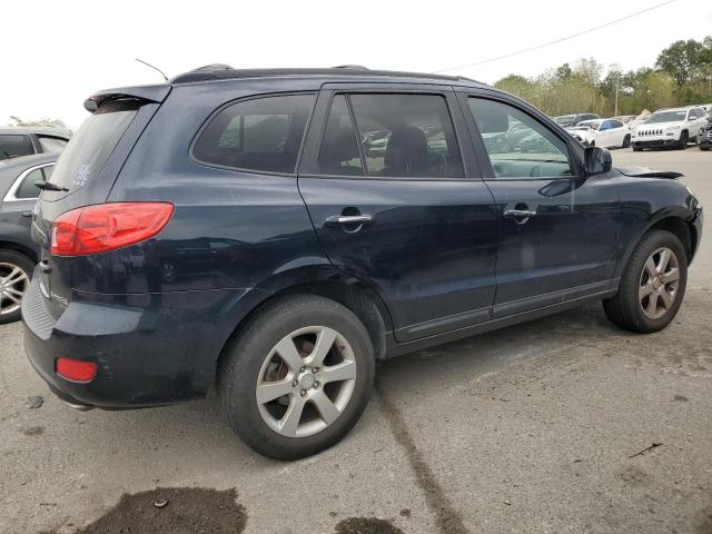 5NMSH13E39H310428 - 2009 HYUNDAI SANTA FE SE BLUE photo 3