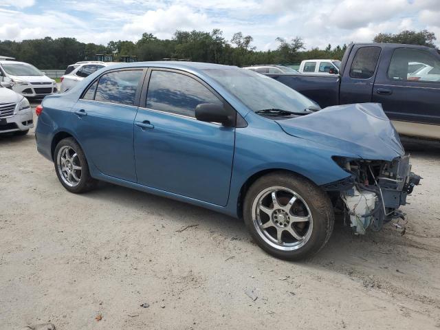 5YFBU4EE7DP144231 - 2013 TOYOTA COROLLA BASE BLUE photo 4