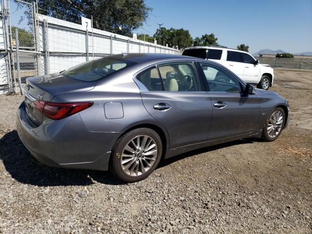 JN1EV7AP6KM515210 - 2019 INFINITI Q50 LUXE GRAY photo 3