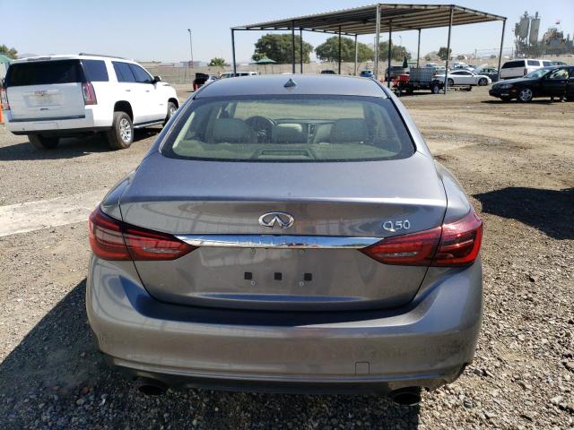 JN1EV7AP6KM515210 - 2019 INFINITI Q50 LUXE GRAY photo 6