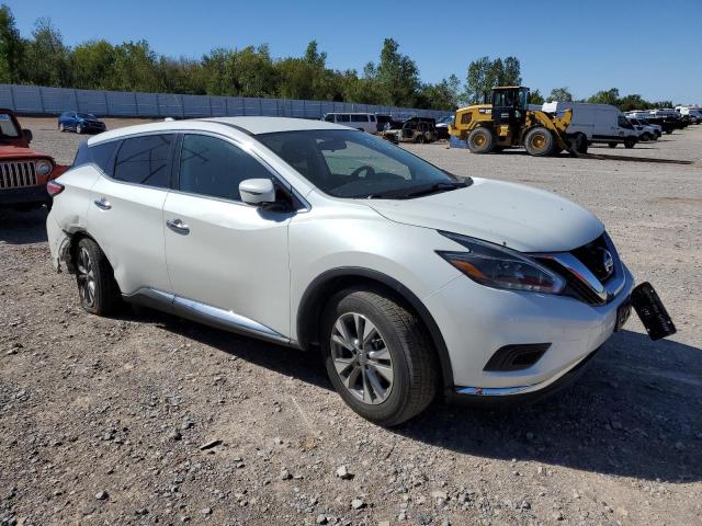 5N1AZ2MH2JN184475 - 2018 NISSAN MURANO S WHITE photo 4