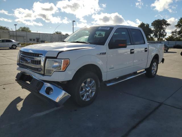 1FTFW1CT4DFD69709 - 2013 FORD F150 SUPERCREW WHITE photo 1