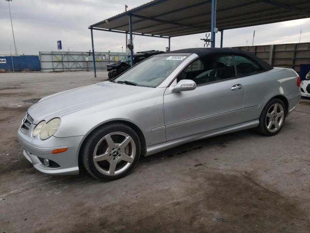 WDBTK72F47T079133 - 2007 MERCEDES-BENZ CLK 550 SILVER photo 1