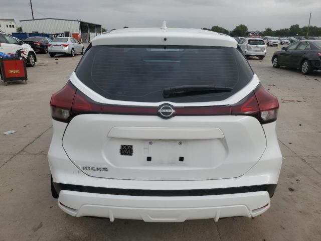 3N1CP5BV7NL499309 - 2022 NISSAN KICKS S WHITE photo 6