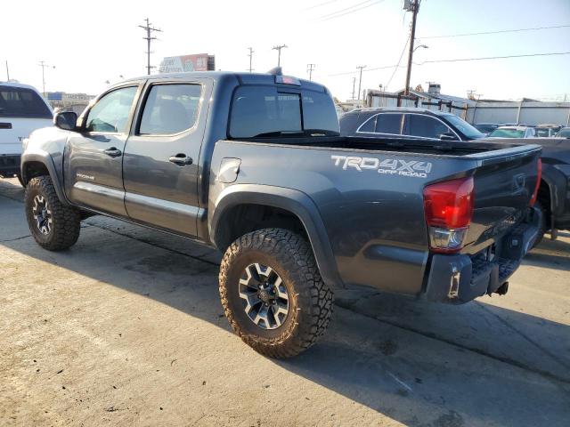3TMCZ5AN0HM109111 - 2017 TOYOTA TACOMA DOUBLE CAB GRAY photo 2