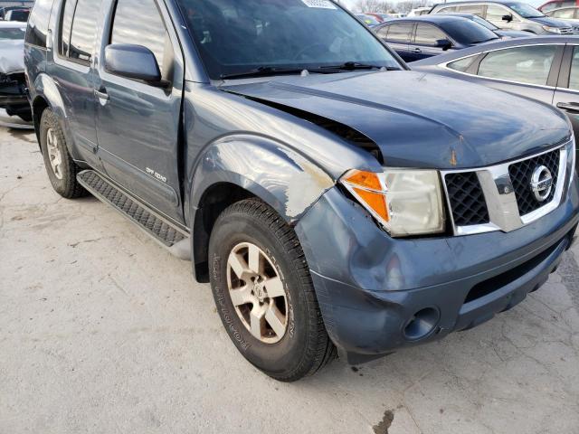 5N1AR18U95C749341 - 2005 NISSAN PATHFINDER LE BLUE photo 9