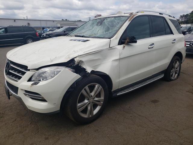 4JGDA5HB7DA245035 - 2013 MERCEDES-BENZ ML 350 4MATIC WHITE photo 1