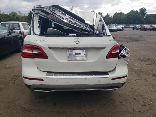 4JGDA5HB7DA245035 - 2013 MERCEDES-BENZ ML 350 4MATIC WHITE photo 6