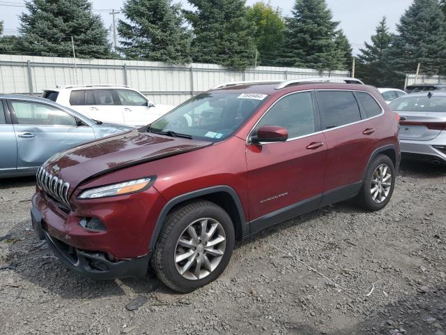 1C4PJMDX1JD611272 - 2018 JEEP CHEROKEE LIMITED RED photo 1