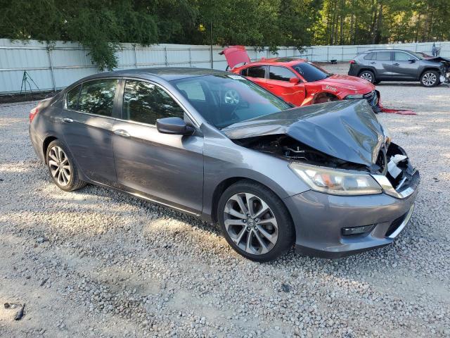 1HGCR2F50EA101799 - 2014 HONDA ACCORD SPORT SILVER photo 4