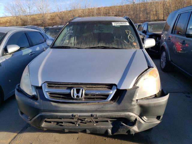 JHLRD78843C035368 - 2003 HONDA CR-V EX SILVER photo 5