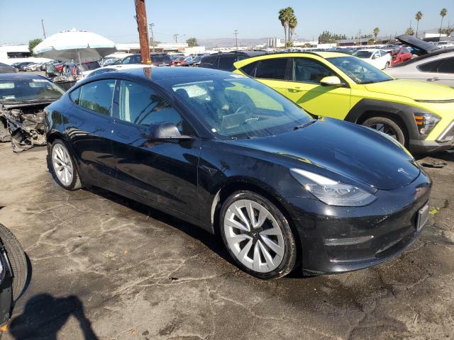 5YJ3E1EA1NF189885 - 2022 TESLA MODEL 3 BLACK photo 4
