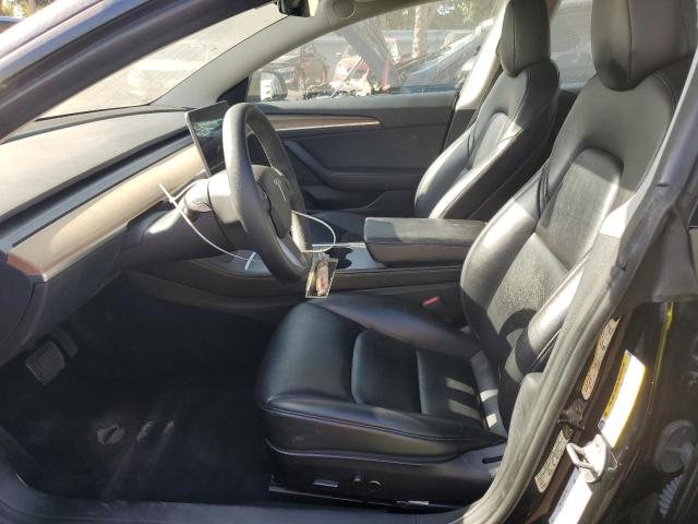 5YJ3E1EA1NF189885 - 2022 TESLA MODEL 3 BLACK photo 7