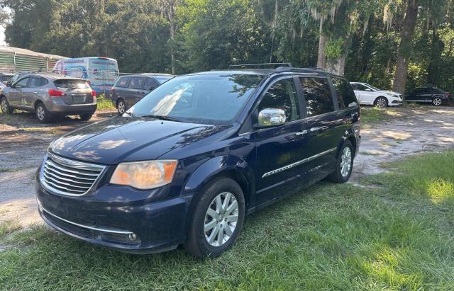 2C4RC1CG2CR413478 - 2012 CHRYSLER TOWN & COU TOURING L BLUE photo 2