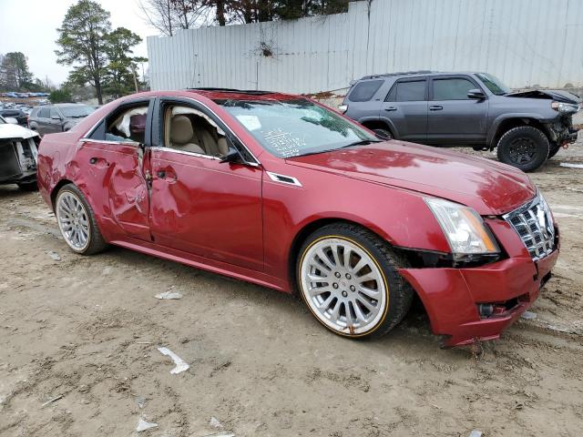 1G6DP5E39C0115507 - 2012 CADILLAC CTS PREMIUM COLLECTION RED photo 4