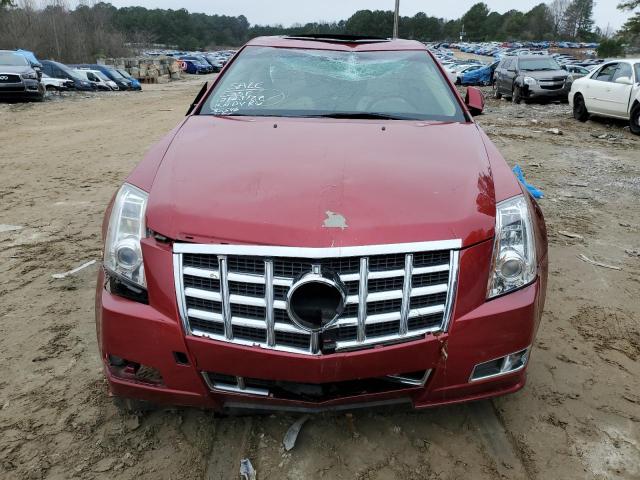 1G6DP5E39C0115507 - 2012 CADILLAC CTS PREMIUM COLLECTION RED photo 5