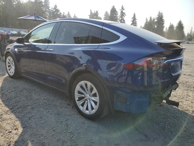 5YJXCBE21GF018787 - 2016 TESLA MODEL X BLUE photo 2