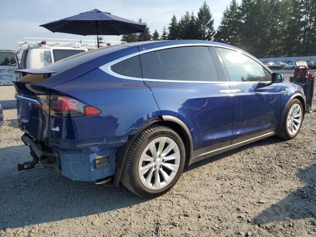 5YJXCBE21GF018787 - 2016 TESLA MODEL X BLUE photo 3