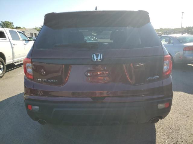 5FNYF8H52MB016384 - 2021 HONDA PASSPORT EXL BURGUNDY photo 6