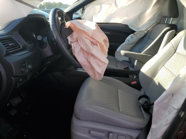 5FNYF8H52MB016384 - 2021 HONDA PASSPORT EXL BURGUNDY photo 7