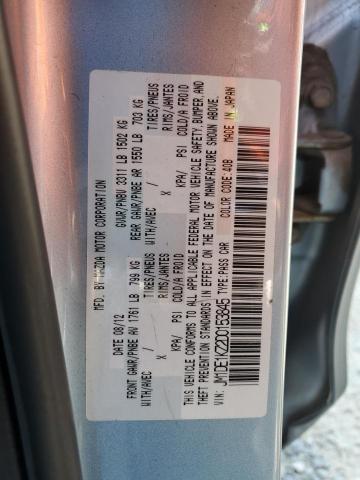 JM1DE1KZ2D0153845 - 2013 MAZDA MAZDA2 Blau Foto 14