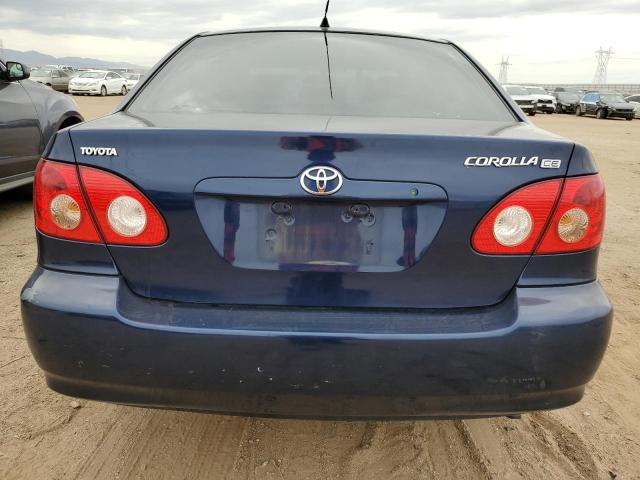 JTDBR32E060083219 - 2006 TOYOTA COROLLA CE BLUE photo 6