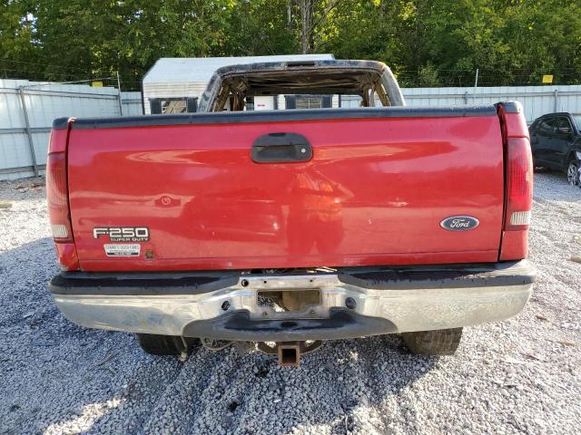 1FTNX21L23EC10337 - 2003 FORD F250 SUPER DUTY RED photo 6