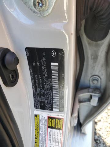 4T1B11HK3KU800008 - 2019 TOYOTA CAMRY L თეთრი ფოტო 12