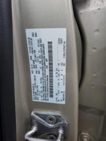 1FMCU9GD7HUC66436 - 2017 FORD ESCAPE SE თაფლისფერი ფოტო 12