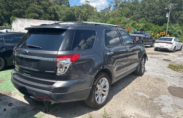 1FM5K7D8XFGC45182 - 2015 FORD EXPLORER XLT ნაცრისფერი ფოტო 4