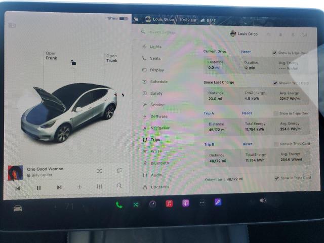 5YJYGDEE2MF142609 - 2021 TESLA MODEL Y WHITE photo 9